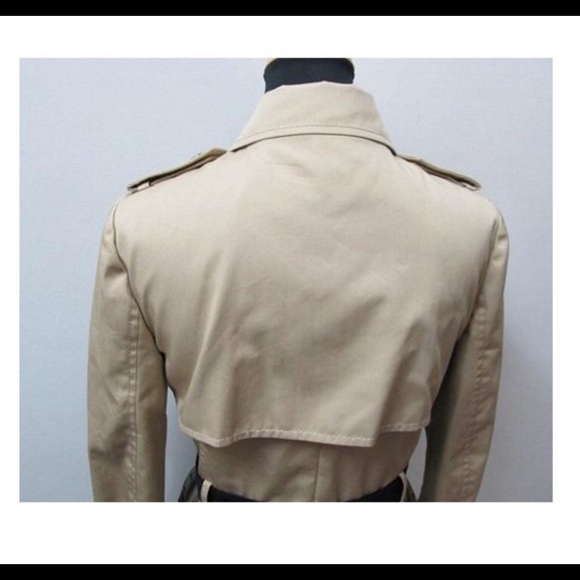 🌺HP 🌺 RED VALENTINO TULLE-COVERED TRENCH COAT - Picture 7 of 8