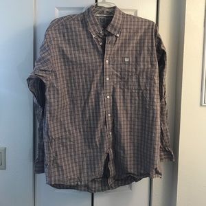 Cinch long sleeve western shirt.