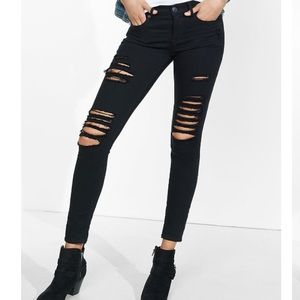 Black Express jeans for women size 8R