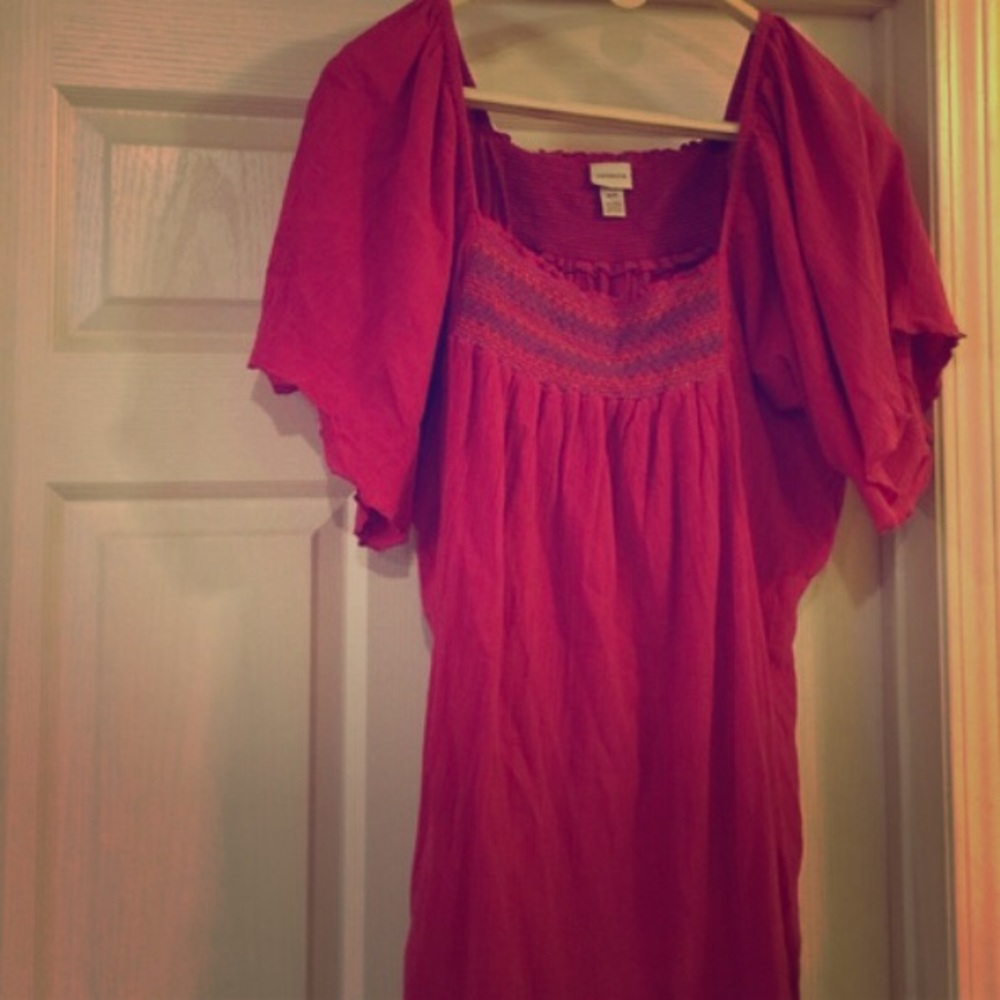 Smocked Linen Blouse 26/28