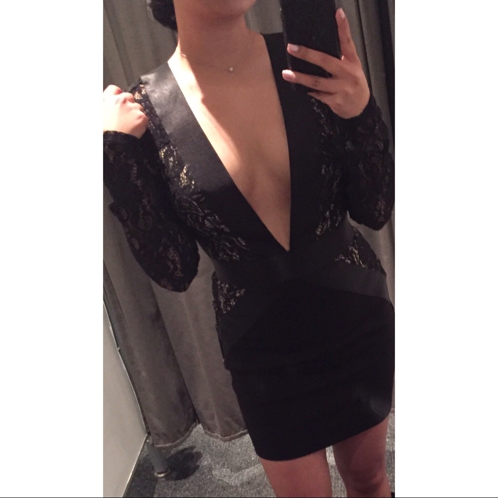 Bebe Lace Dress small