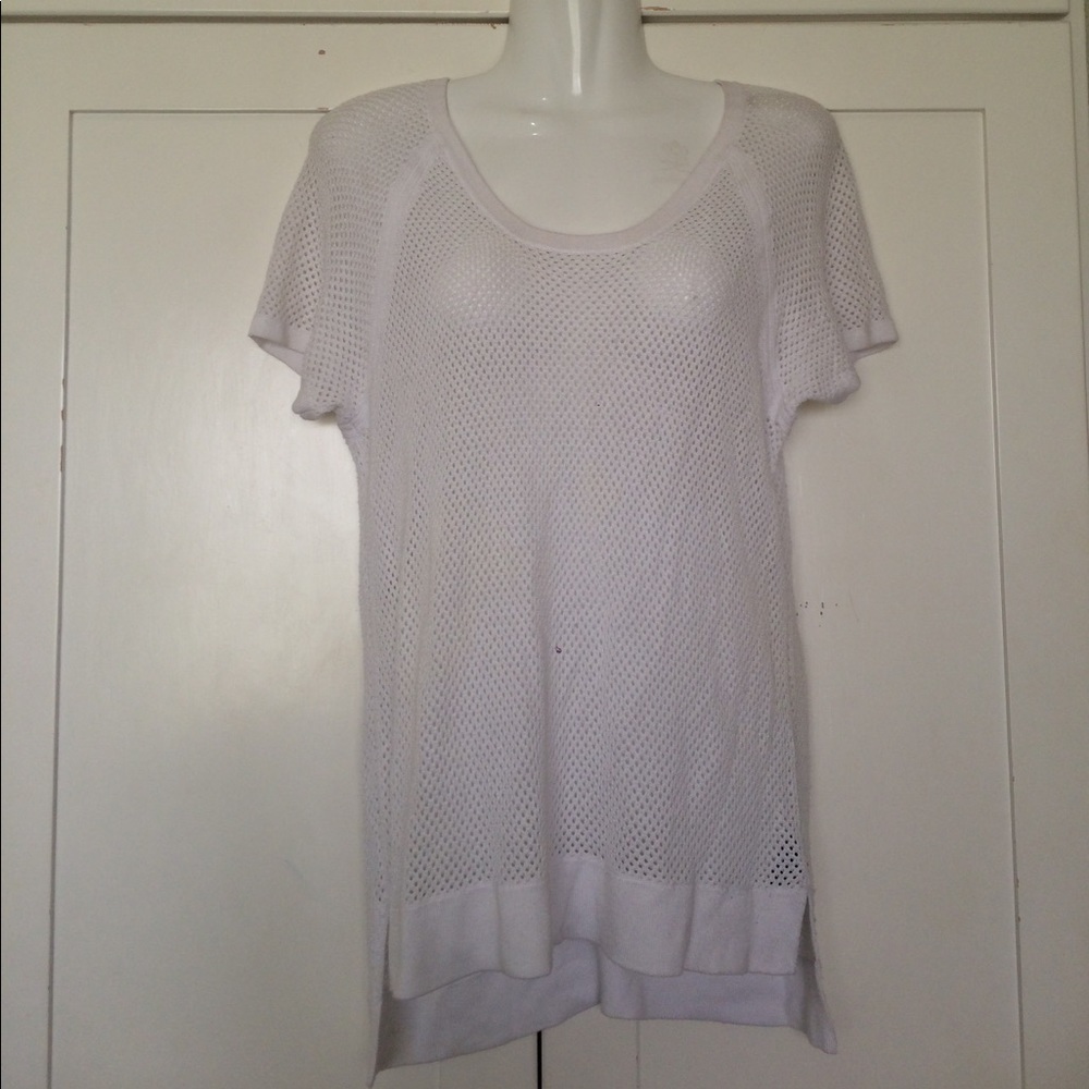 Rag & Bone Netted Short Sleeve Tee - image 1