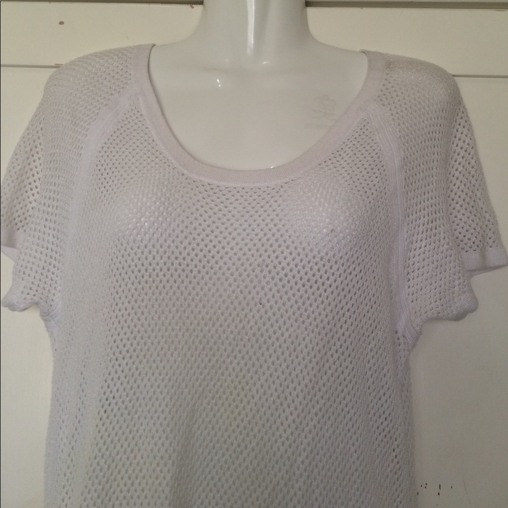 Rag & Bone Netted Short Sleeve Tee - image 2