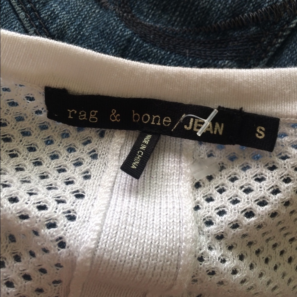 Rag & Bone Netted Short Sleeve Tee - image 5