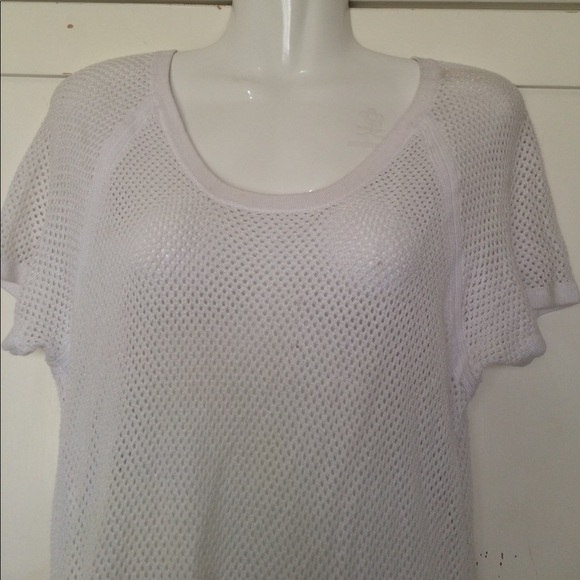RAG & BONE Netted Short Sleeve Tee - Picture 2 of 5