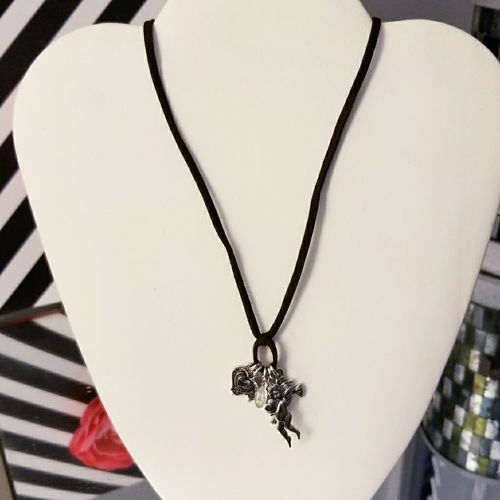 Cookie Lee adjustable charm necklace