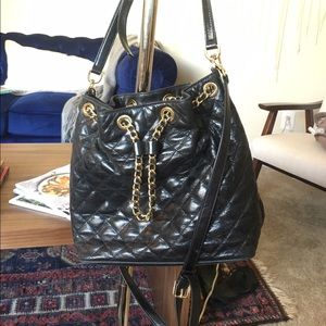 Authentic Michael Kors Black Leather Bag