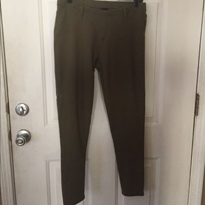 Olive green jeggings