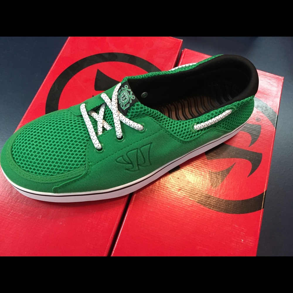 Warrior Coxswain shoes, NIB GREEN, choice of size
