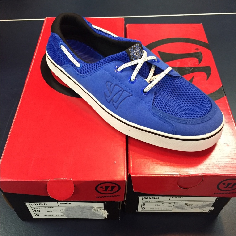 Warrior Coxswain shoes, NIB BLUE, choice of size