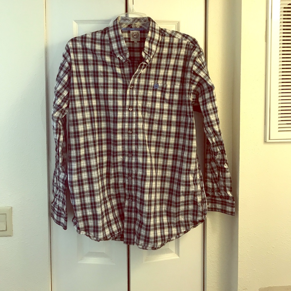 Cinch long sleeve button down