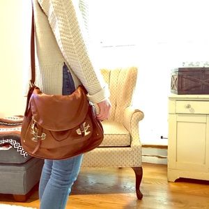 MARC by Marc Jacobs, brown leather crossbody bag