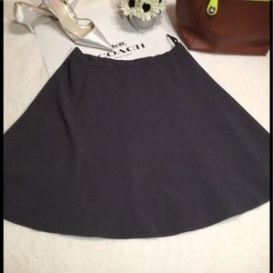 NWOT-Brown Round/Fluted Skirt Sz 10