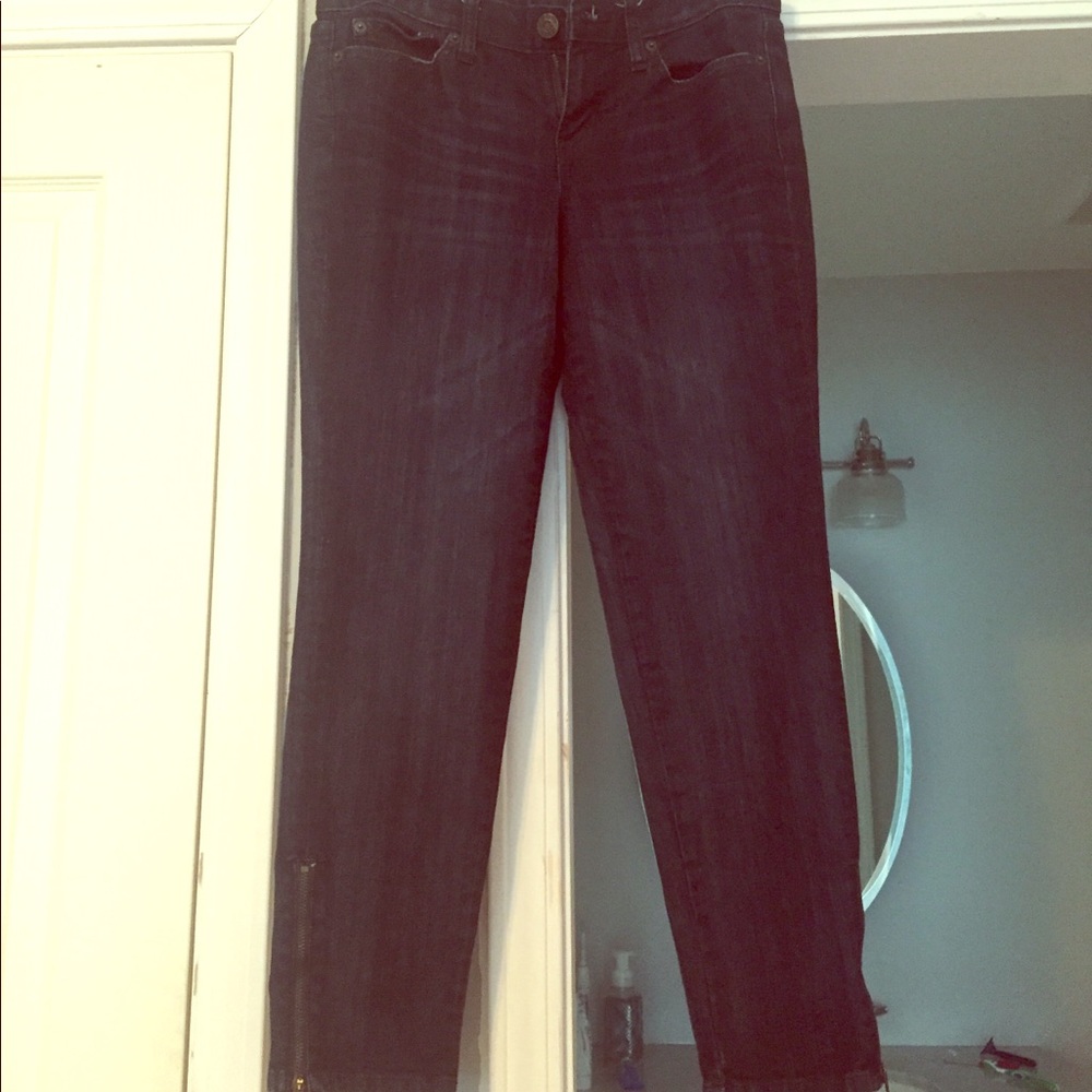 Gap Premium Skinny Ankle Jeans Dark Wash