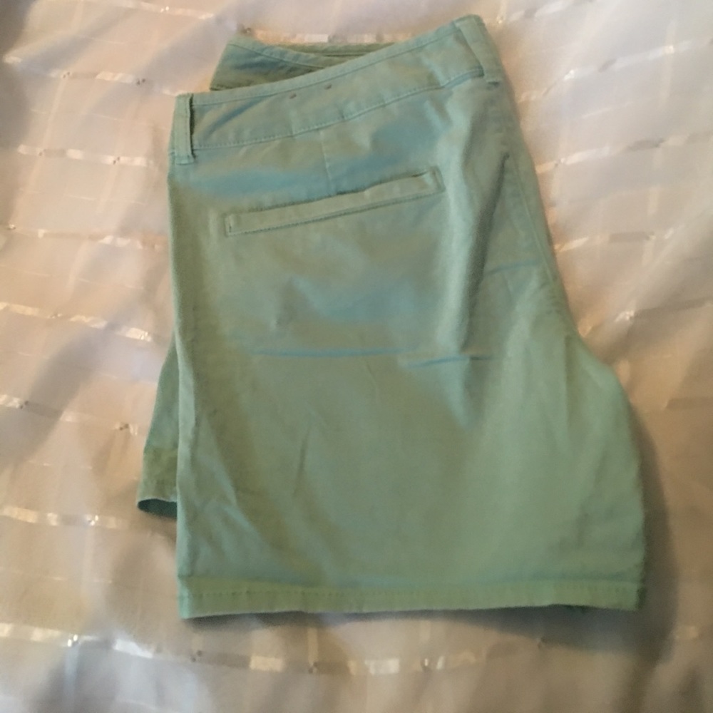 American Eagle Midi Stretch shorts.