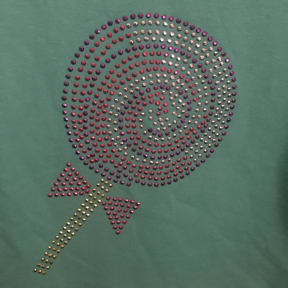 2/$25 🛍 Trendy Lollipop Embellished Sweatshirt - Picture 2 of 4