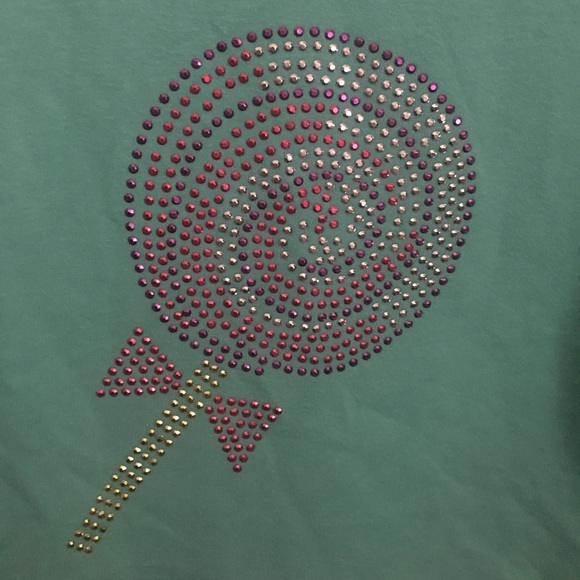 2/$25 🛍 Trendy Lollipop Embellished Sweatshirt - Picture 2 of 4