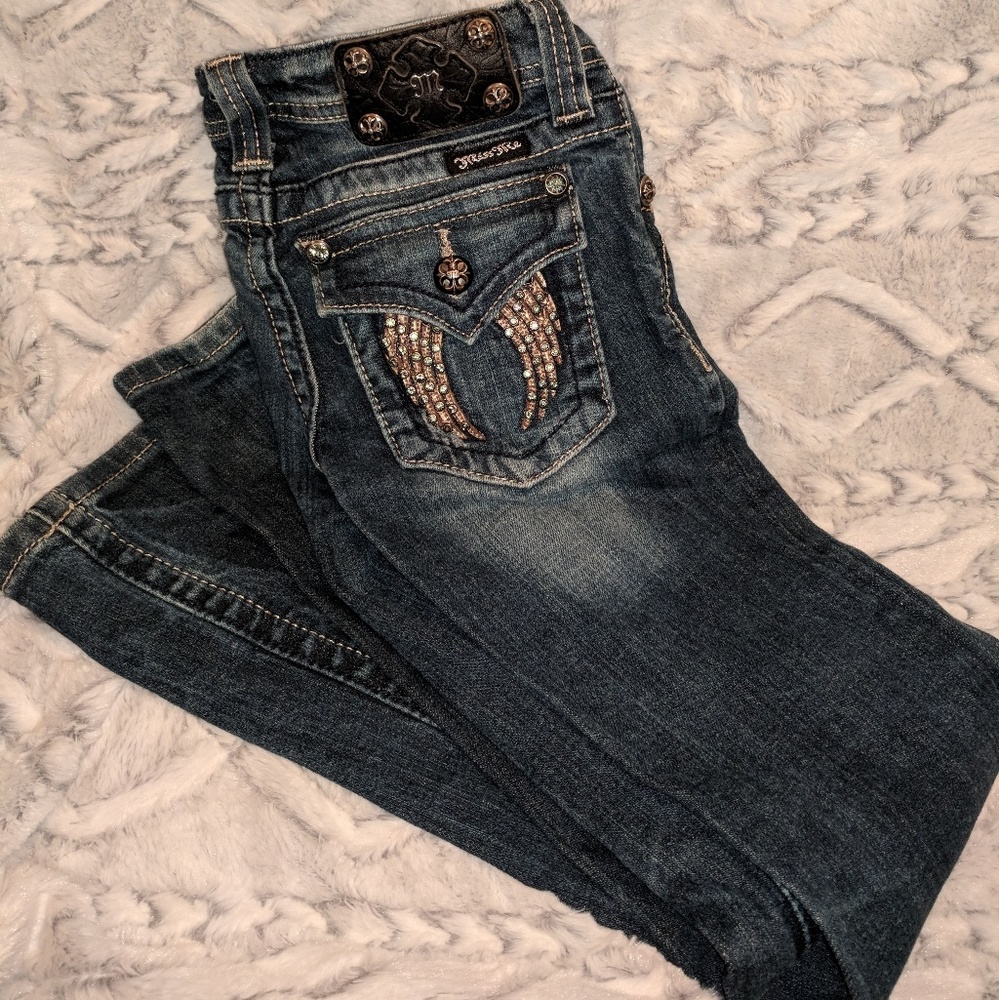 Girls size 8 Miss Me jeans