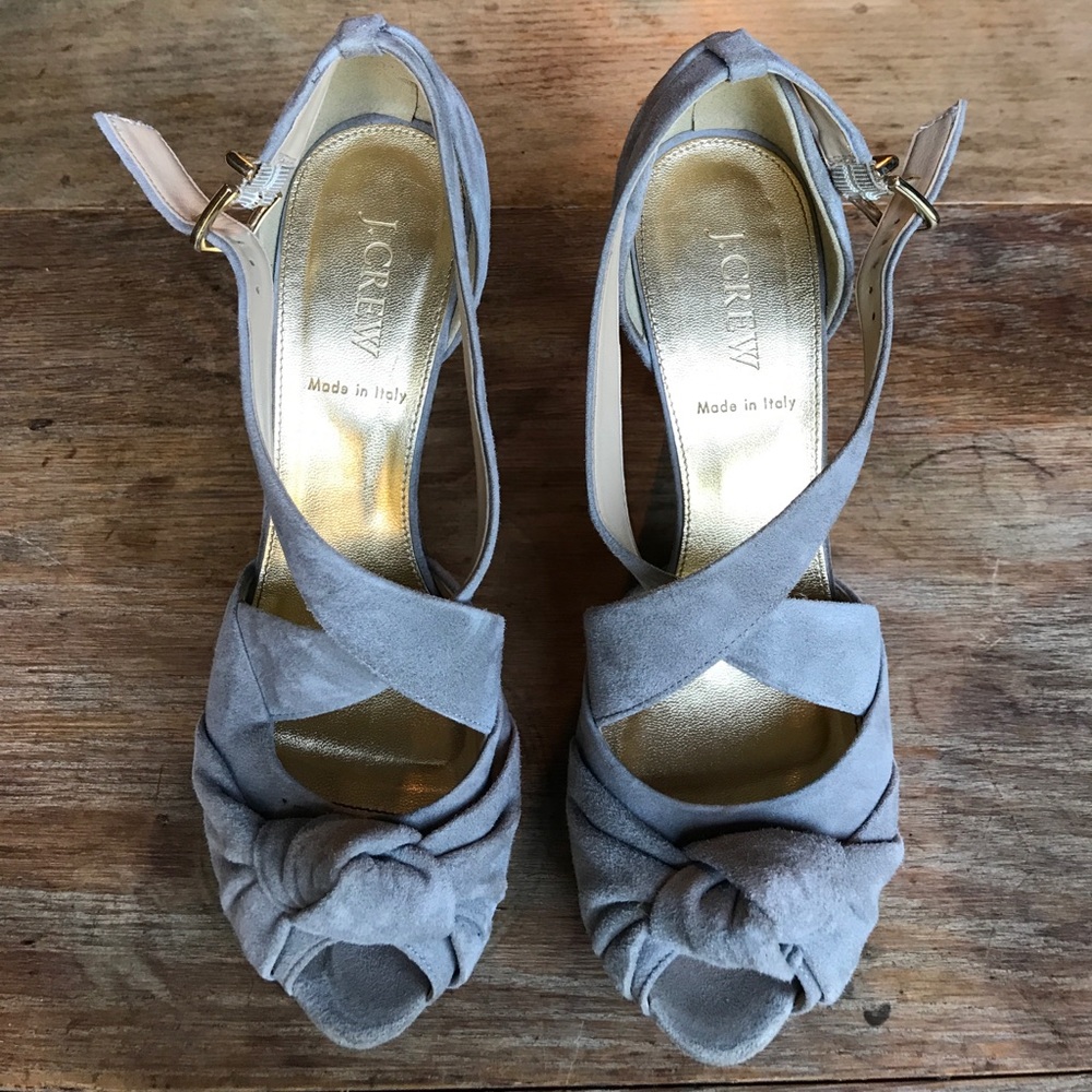 J•Crew Suede Leather Heels