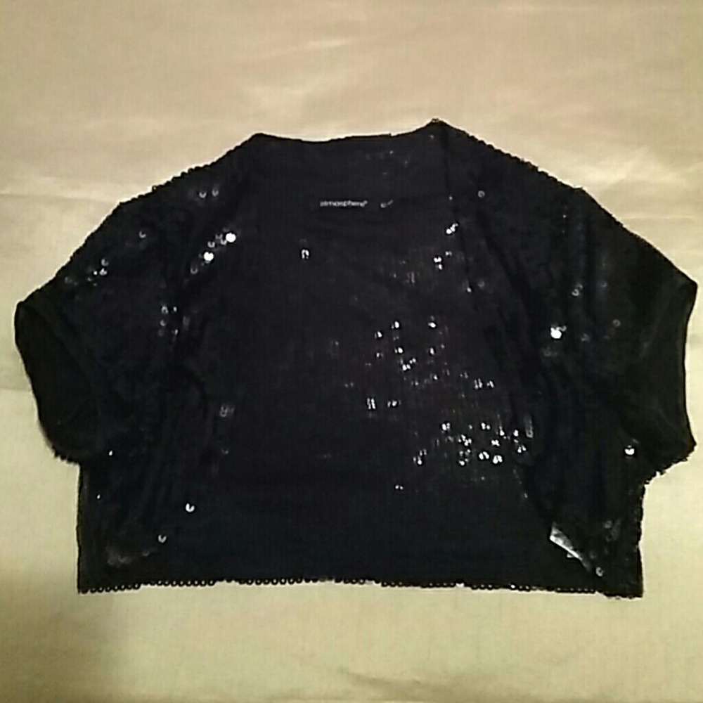Black Sequined Bolero