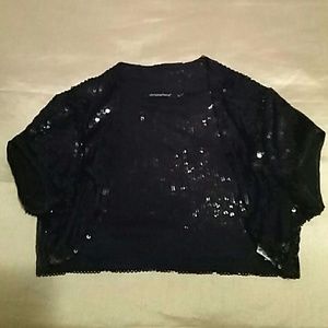 Black Sequined Bolero