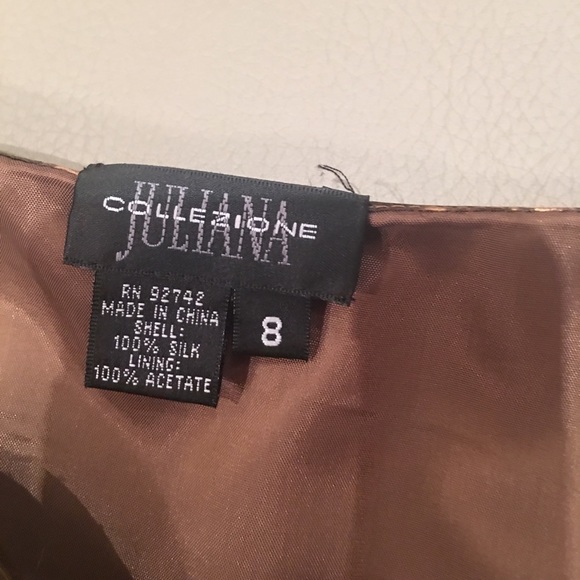 3 layered leopard skirt , silk liked size 8 - Picture 2 of 3