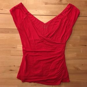 WHBM Fitted Reversible Coral Tee