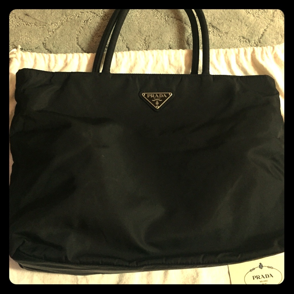 Authentic Prada Nylon Vela handbag