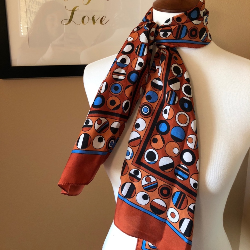 Vintage Geometric Scarf