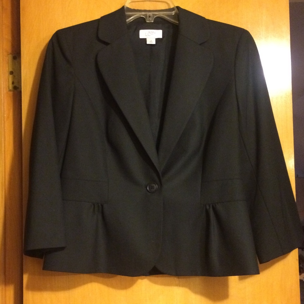 Black Ann Taylor Loft dress jacket