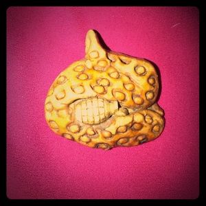 Unique Ceramic grenade pendant