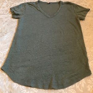 Gap Olive green Linen  t-Shirt