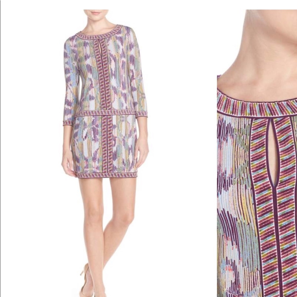 BCBG XXS Tawnya Jersey Shift Dress