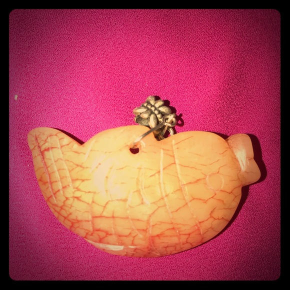 Stone Koi pendant - Picture 1 of 2