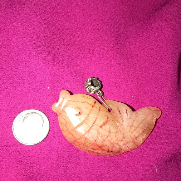 Stone Koi pendant - Picture 2 of 2