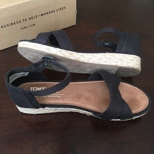 Girls TOMs Harper Wedge Sandal