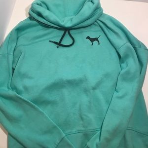 VS PINK cowl neck sweatshirt EUC