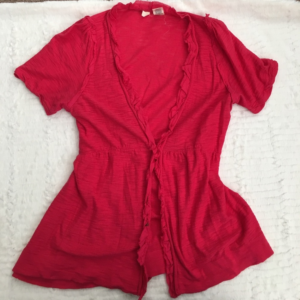 Moth by Anthropologie short sleeve cardigan