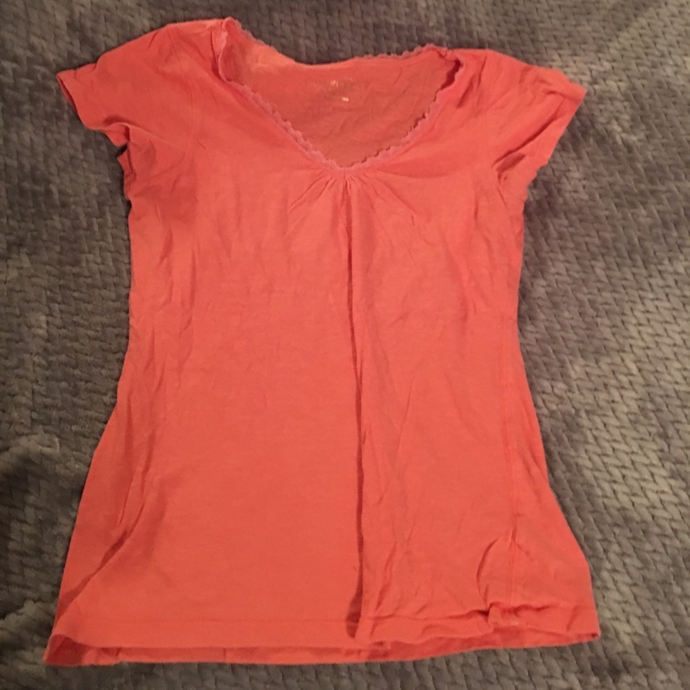 Coral pink Maurice’s top