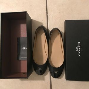 Coach Chelsea Flats - Size 8.5 (39) Black