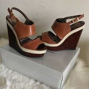 Jessica Simpson Geno Print Wedge Sandal