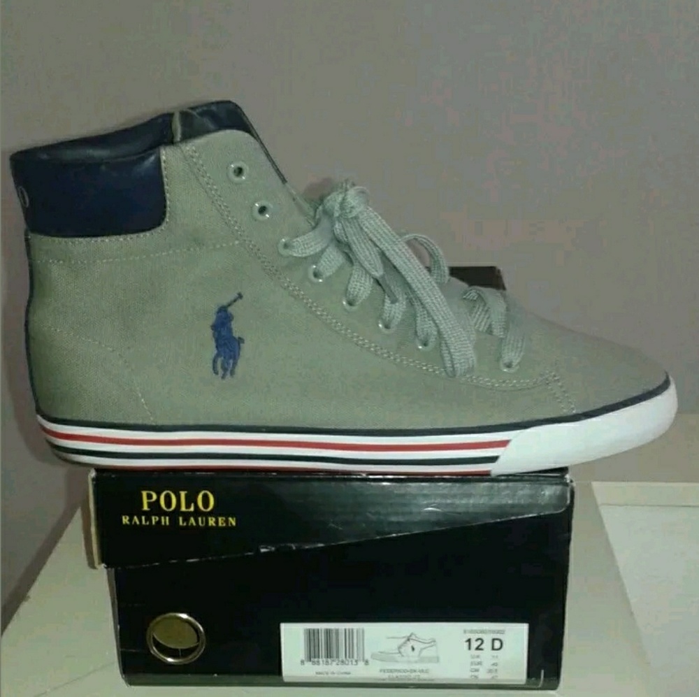 Ralph Lauren polo canvas sneakers