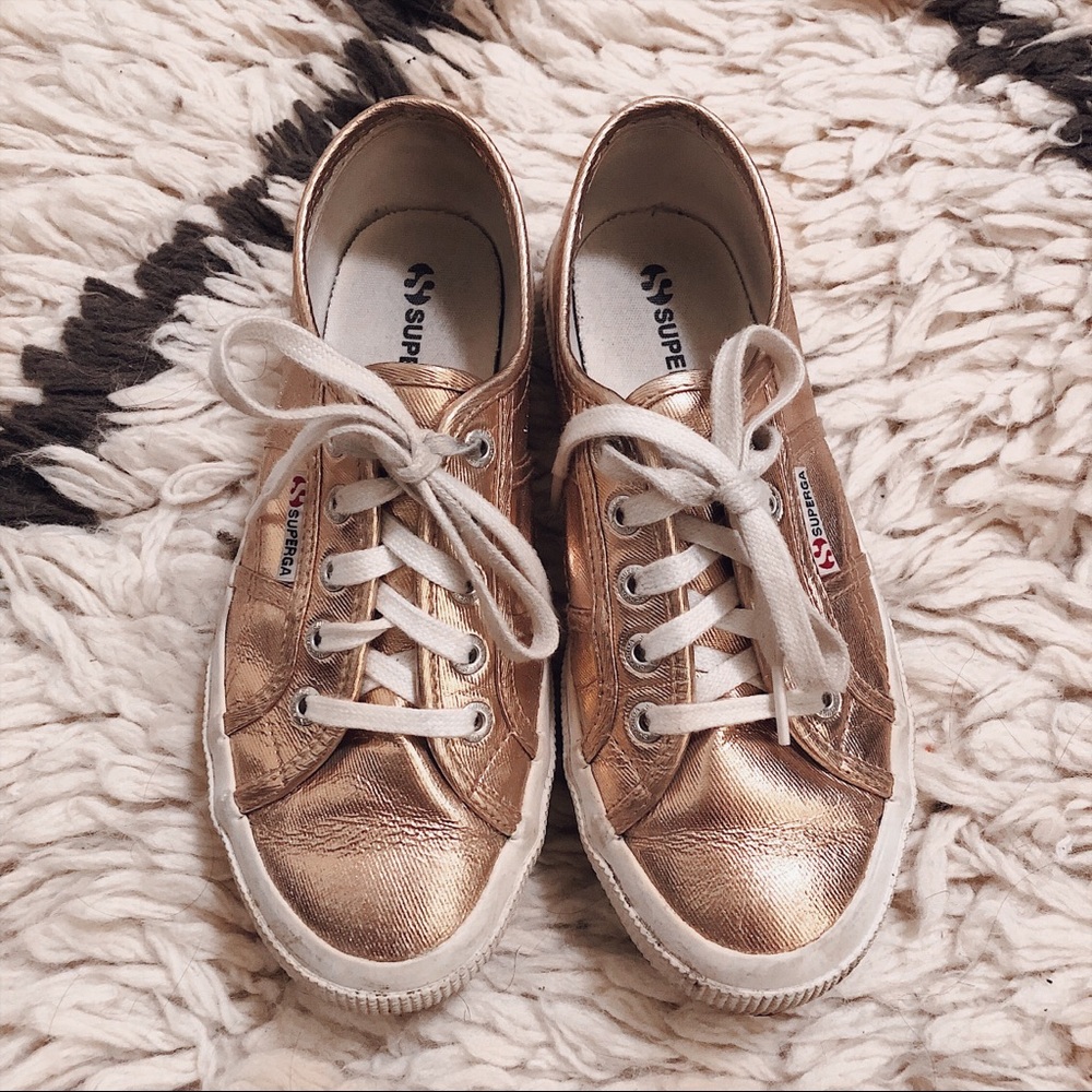 Superga Cotmetu Rose Gold Sneakers
