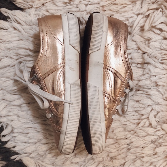 Superga Cotmetu Rose Gold Sneakers - Picture 6 of 7