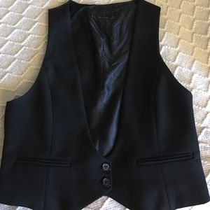 Black vest by Zara