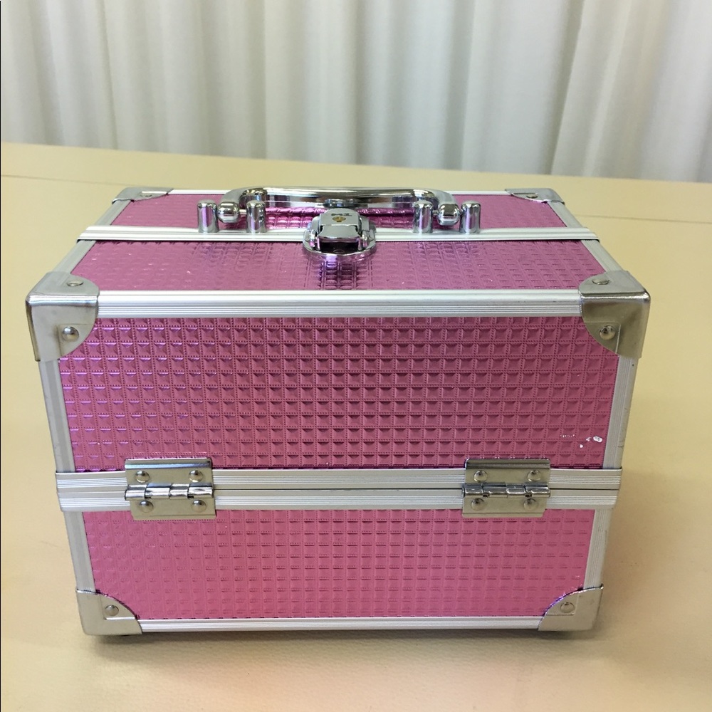 Pink train case