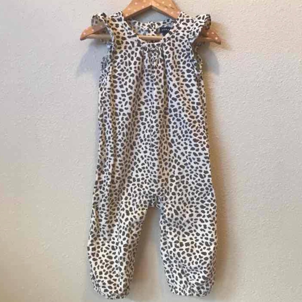Baby Gap Corduroy One Piece Animal Print