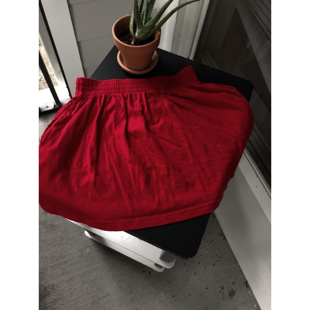 NWOT Red skater skirt