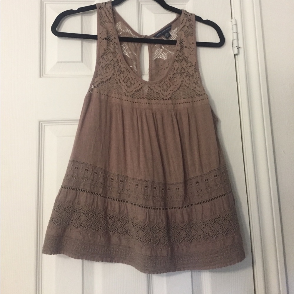 Lacey tank top