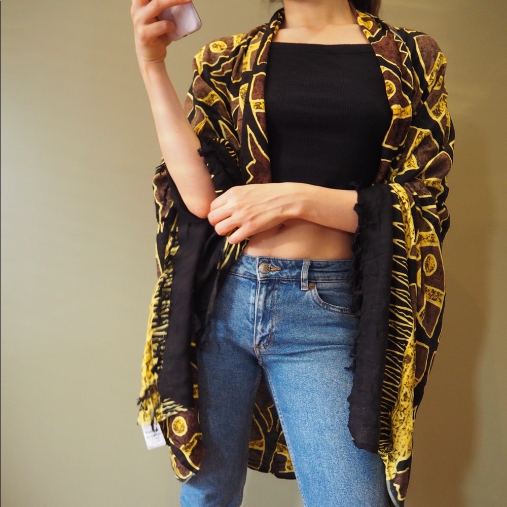 Printed Scarf Wrap